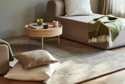 Wool Blankets & Throws^NJRD Circles wool throw 130x185 cm, Green