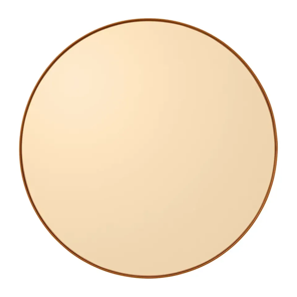 Round Mirrors^AYTM Circum mirror Ø50 cm, Amber Orange