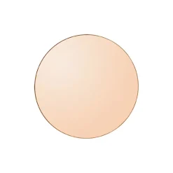 AYTM Circum mirror small, amber BeigeYellowGold-coloured