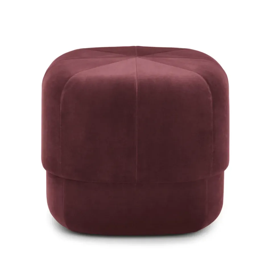 Sitting Poufs^Normann Copenhagen Circus pouf, dark Red