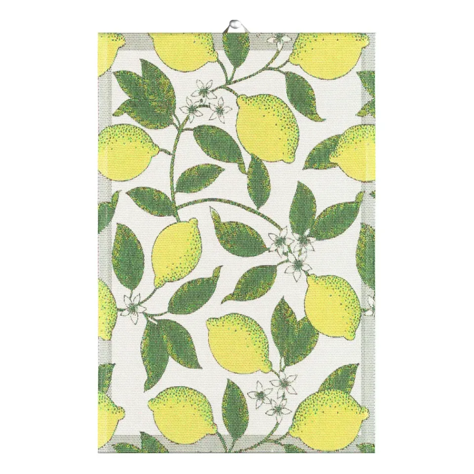 Kitchen Tea Towels^Ekelund Linneväveri Citroner kitchen towel 40x60 cm, Yellow