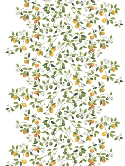 Discount Arvidssons Textil Citrusträdet oilcloth, Green-green WhiteGreen