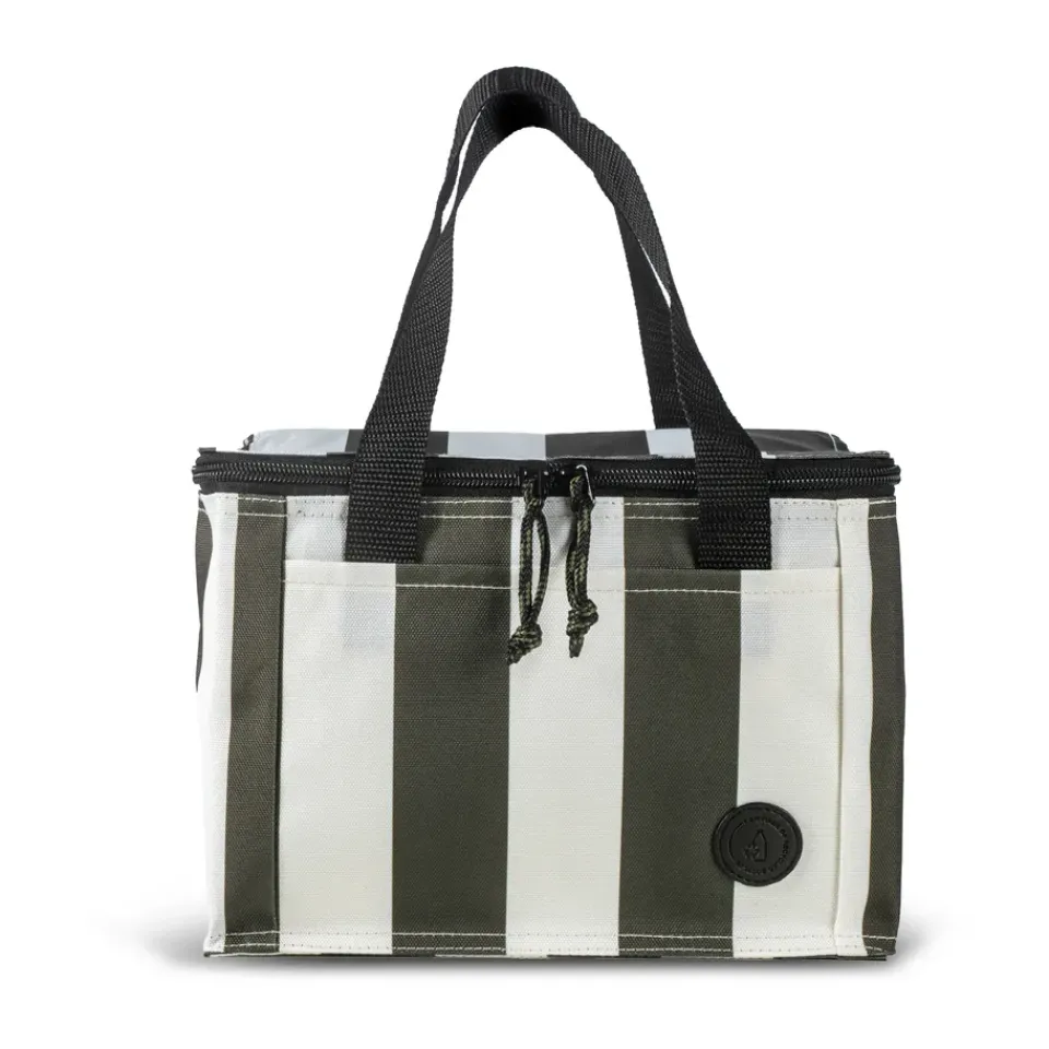 Outlet Sagaform City cooler bag small 3.2 L, Green-white GreenWhite