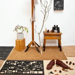 Rugs For Outdoors|Door Mats^Dixie City door mat, 45x75 cm Black