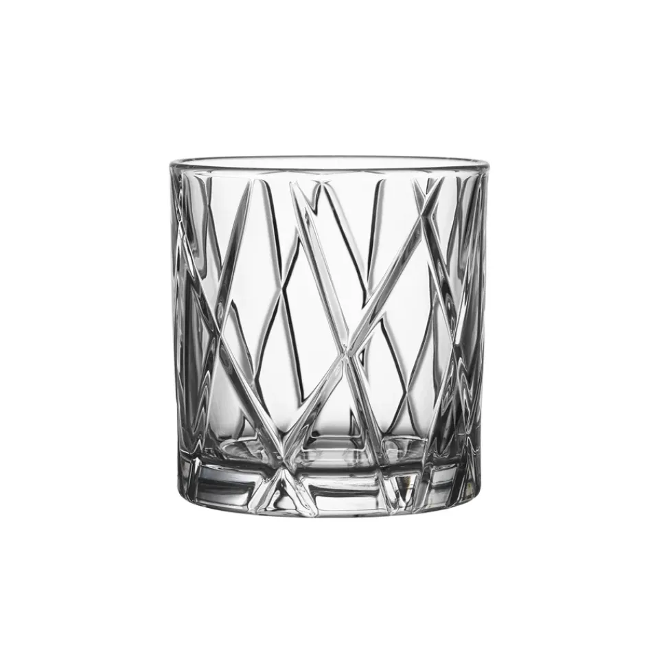 Sale Orrefors City Double Old Fashioned glas 4-pack, 34 cl Transparent