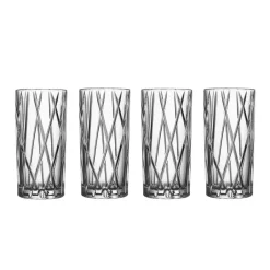 Hot Orrefors City High Ball glass 4-pack, 35 cl Transparent