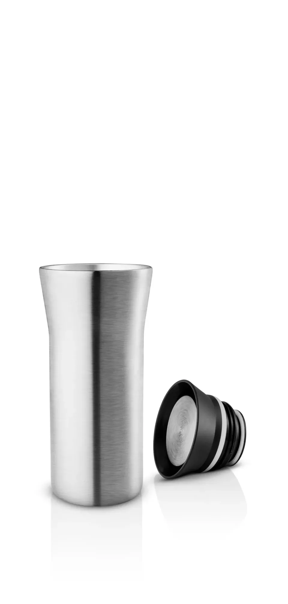 Discount Eva Solo City To Go thermos cup 0.35 L, Steel black BlackSilver-coloured