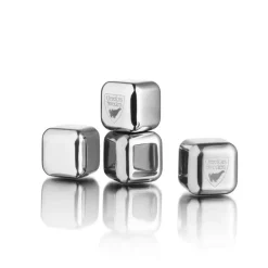 Discount Orrefors City whiskey stones 4-pack, stainless steel Silver-coloured