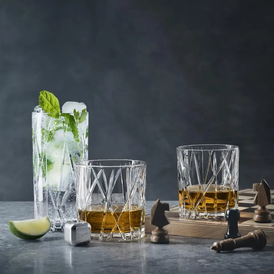 Discount Orrefors City whiskey stones 4-pack, stainless steel Silver-coloured