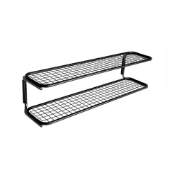 Clearance Essem Design Classic 650 shoe shelf, /chrome, 2 levels, 50 cm Black
