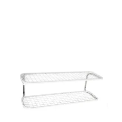 Best Essem Design Classic 650 shoe shelf, /chrome, 2 levels, 100 cm White