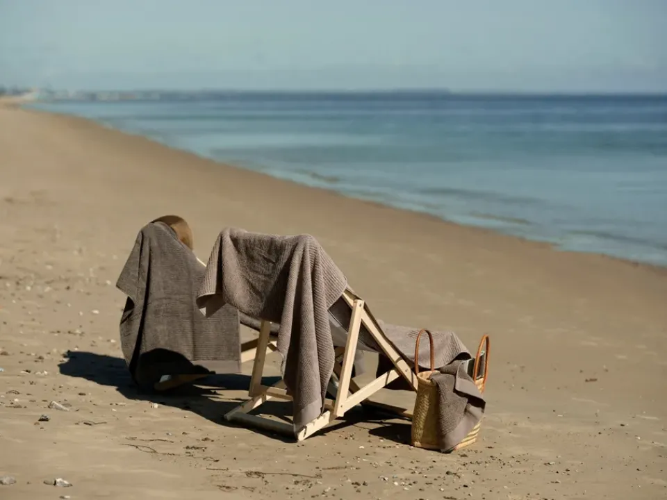 Sale Zone Denmark Classic bath towel 70x140 cm, Taupe Brown