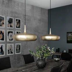 Best Umage Clava Dine ceiling lamp Ø43 cm, brushed brass Gold-coloured
