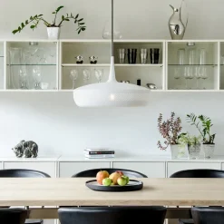 Lampshades^Umage Clava Dine ceiling lamp Ø43 cm, matte White
