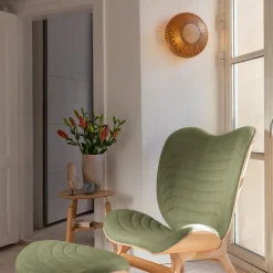 Sale Umage Clava Up wall lamp medium, Oak Beige