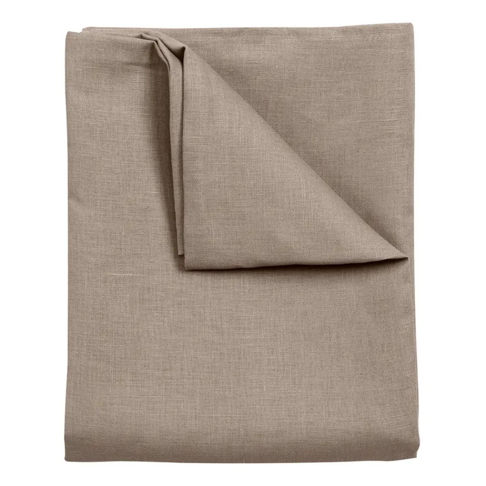 Tablecloths^Scandi Living Clean linen table cloth 145x350 cm , Sand Beige