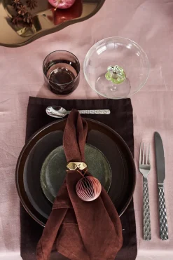 Tablecloths^Scandi Living Clean linen table cloth 145x350 cm , Dusty Rose Pink