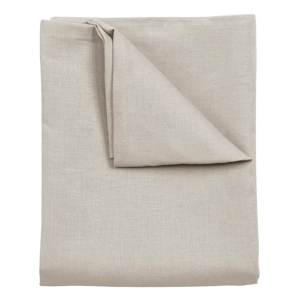 Tablecloths^Scandi Living Clean linen table cloth 145x350 cm , Greige BeigeGrey