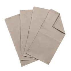 Outlet Scandi Living Clean serviettes 45 x 45 cm 4-pack, sand Beige