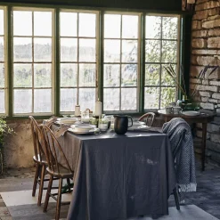 Tablecloths^Scandi Living Clean tablecloth 145 x 250 cm, charcoal Grey