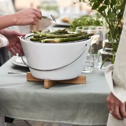 Online Scandi Living Clean tablecloth 145 x 250 cm, dusty Green
