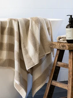 Bath Sheets^Tell Me More Cleo bath towel 70x140 cm, Beige