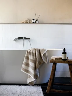 Bath Sheets^Tell Me More Cleo bath towel 70x140 cm, Beige