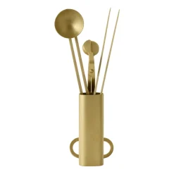 Candle Accessories^Audo Copenhagen Clip care kit candle 4 pieces, Brass Gold-coloured