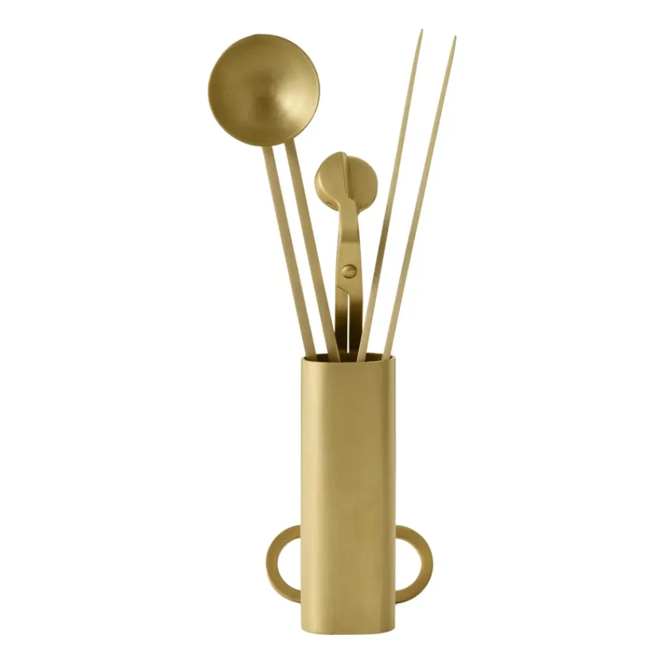 Candle Accessories^Audo Copenhagen Clip care kit candle 4 pieces, Brass Gold-coloured