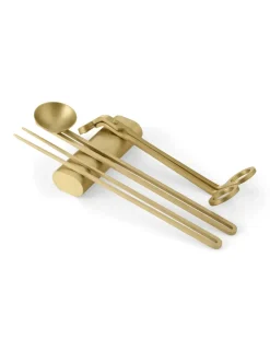 Candle Accessories^Audo Copenhagen Clip care kit candle 4 pieces, Brass Gold-coloured