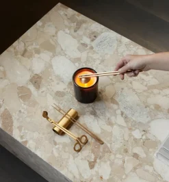 Candle Accessories^Audo Copenhagen Clip care kit candle 4 pieces, Brass Gold-coloured