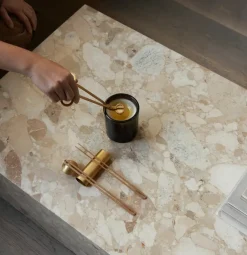 Candle Accessories^Audo Copenhagen Clip care kit candle 4 pieces, Brass Gold-coloured