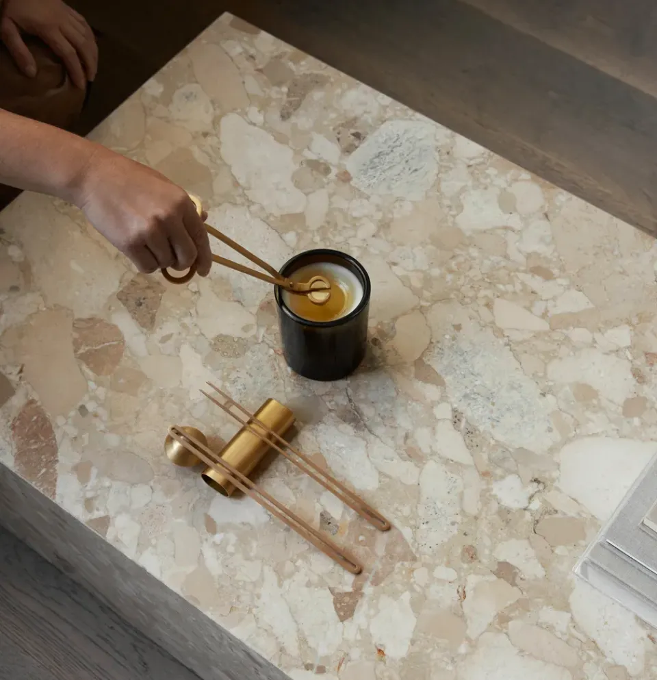 Candle Accessories^Audo Copenhagen Clip care kit candle 4 pieces, Brass Gold-coloured