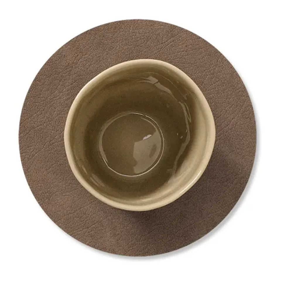 Coasters^LIND DNA Cloud coaster reversible circle 1 pcs, Black-brown BrownBlack