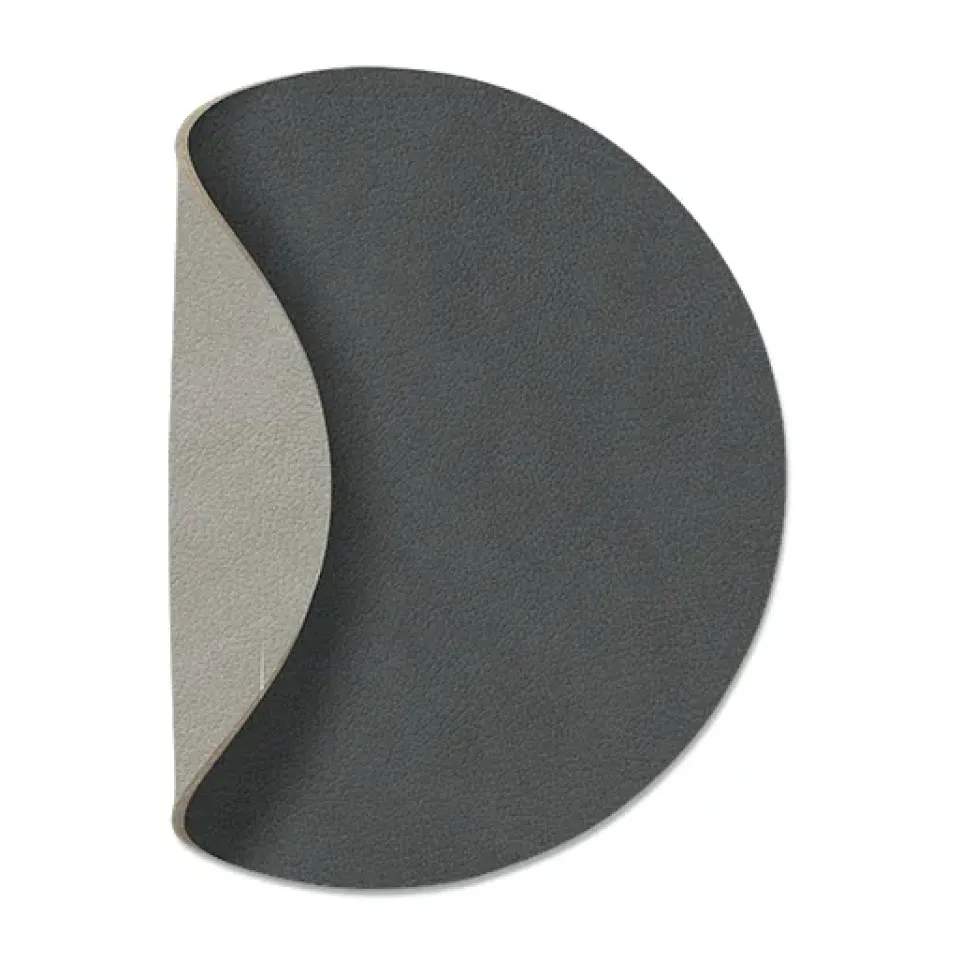 Coasters^LIND DNA Cloud coaster reversible circle 1 pcs, anthracite-light Grey