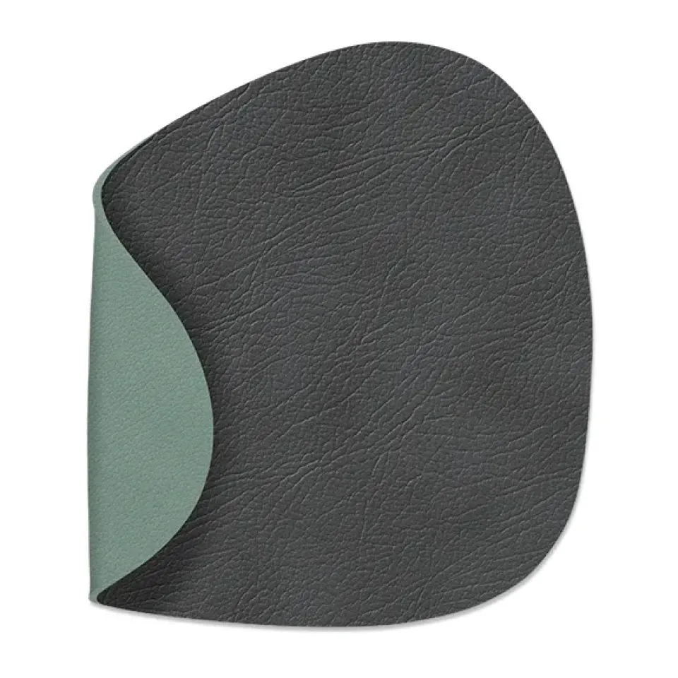 Coasters^LIND DNA Cloud-Nupo coaster reversible curve 1 pcs, anthracite-pastel green GreyGreen
