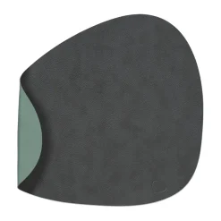Placemats^LIND DNA Cloud-Nupo placemat reversible curve L 1 pcs, anthracite-pastel green GreyGreen