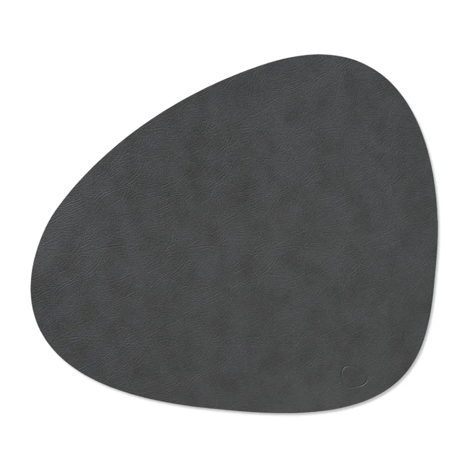 Placemats^LIND DNA Cloud-Nupo placemat reversible curve L 1 pcs, anthracite-pastel green GreyGreen