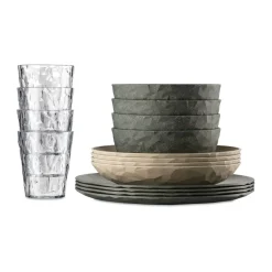 Clearance Koziol Club Göteborg set 16 pieces biocirular thermoplastic, Multi