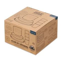 Clearance Koziol Club Göteborg set 16 pieces biocirular thermoplastic, Multi