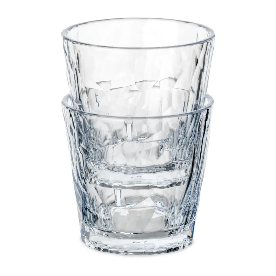 Plastic Glasses^Koziol Club No. 22 tumbler glass plastic 25 cl 2-pack, Crystal clear Transparent