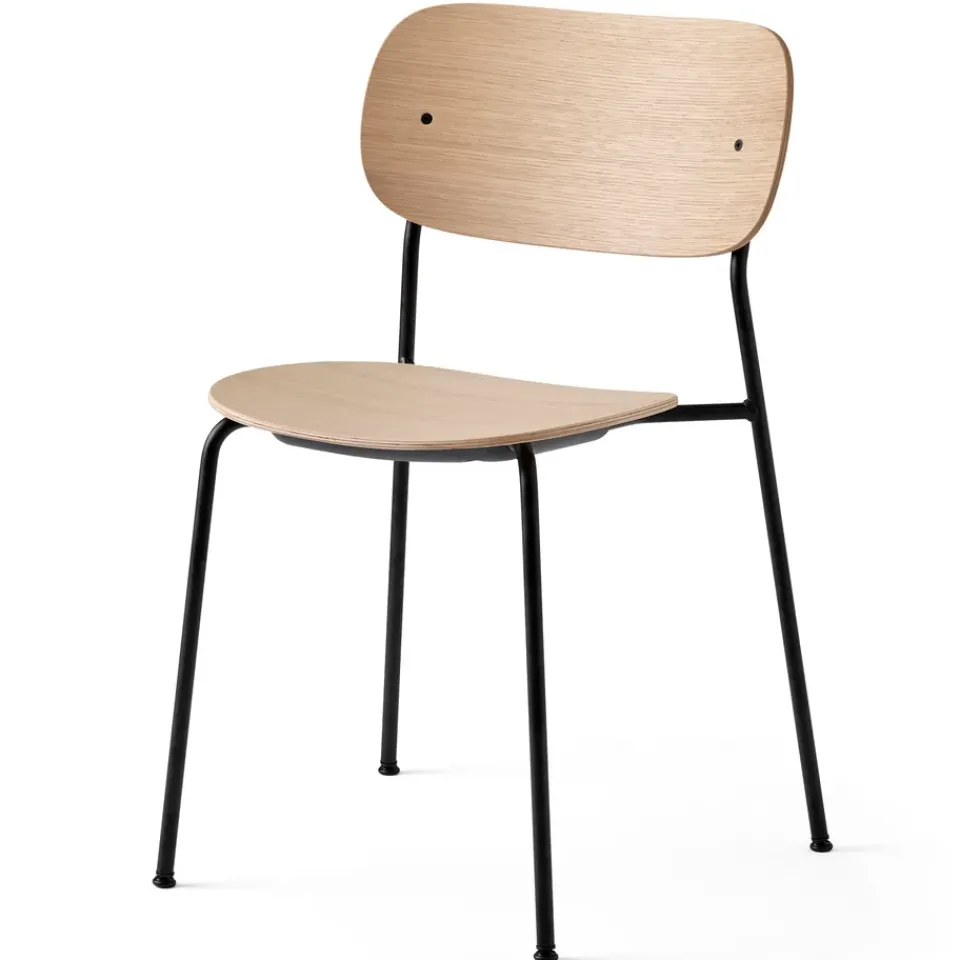 Sale Audo Copenhagen Co dining chair black legs, Oak Beige