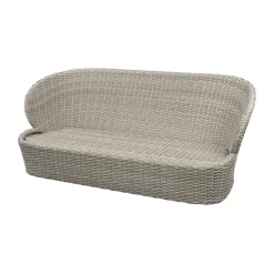 Garden Sofas & Garden Benches|Outdoor Lounge Furniture^Cane-line Coast 2,5 seat sofa, Sand (Flat Weave) Beige