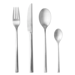 Online Scandi Living Coast cutlery 24 pieces, Silver Silver-coloured