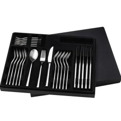 Online Scandi Living Coast cutlery 24 pieces, Silver Silver-coloured