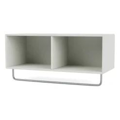 Hat Rack & Hat Shelves|Hat Rack & Hat Shelves^Montana COAT hat shelf with clothes rails, Nordic Grey