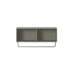 Discount Montana COAT hat shelf with clothes rails, Fennel 144, incl. suspension Green