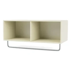 Sale Montana COAT hat shelf with clothes rails, Vanilla Beige