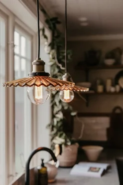 Pendant Lamps^Globen Lighting Cobbler pendant lamp Ø25 cm, Brown