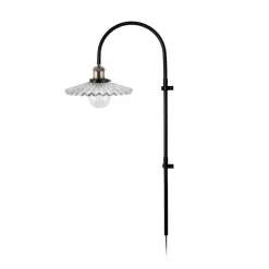 Globen Lighting Cobbler wall lamp 75 cm, Clear BlackTransparent